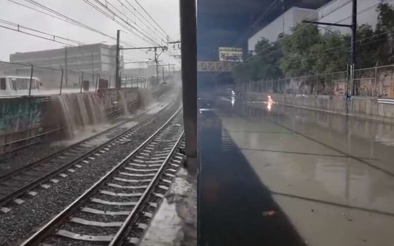 La Línea A del Metro se vio inundada Inundación en la Línea A tras fuertes lluvias