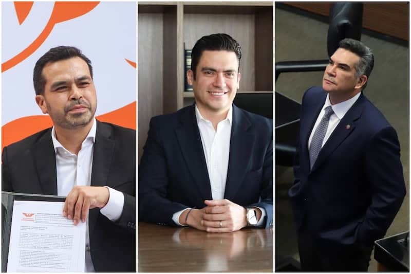 Jorge Romero, Alejandro Moreno y Jorge Álvarez Máynez Jorge Romero, Alejandro Moreno y Jorge Álvarez Máynez