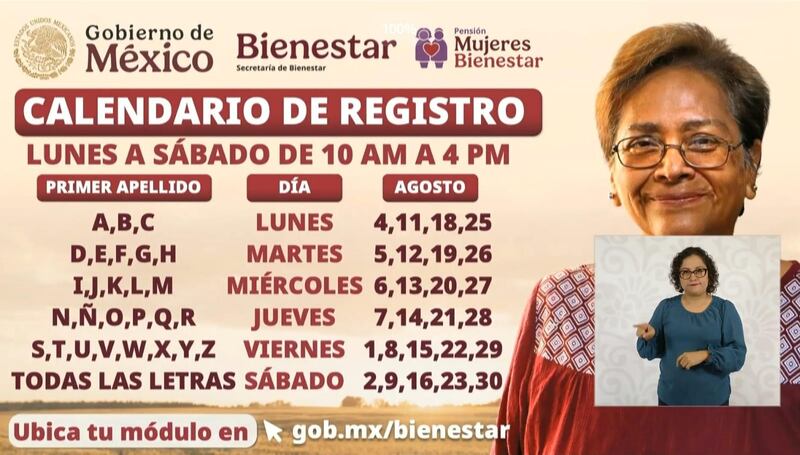 Pensión Mujeres Bienestar