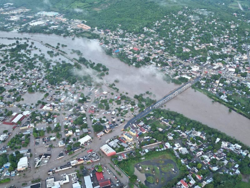 Inundaciones en Poza Rica, Veracruz