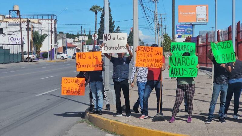 Protestas en Chihuahua por La Barredora