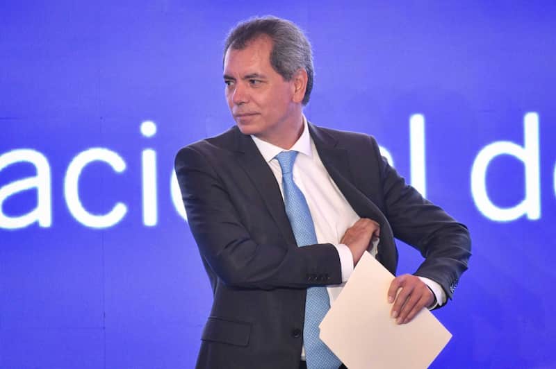 CIUDAD DE MÉXICO, 27MAYO2025.- Edgar Amador Zamora, secretario de Hacienda y Crédito Público, durante su participación en la Reunión Nacional de Consejeros Regionales (RNCR) 2025 realizado en una cadena hotelera en Polanco. Imágen de Edgar Amador Zamora, secretario de Hacienda y Crédito Público