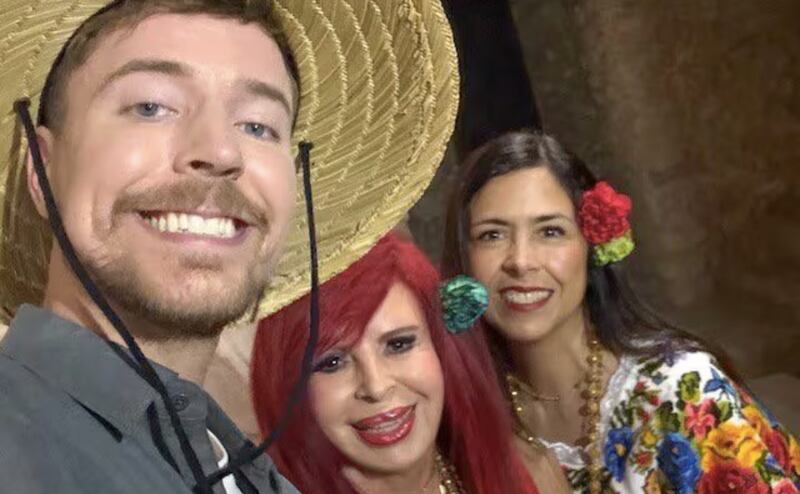 Layda Sansores y MrBeast
