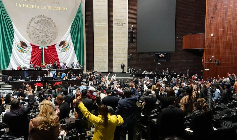El pleno de la Cámara de Diputados aprobó en lo general la Ley de Aguas tras una larga discusión. Cámara de Diputados