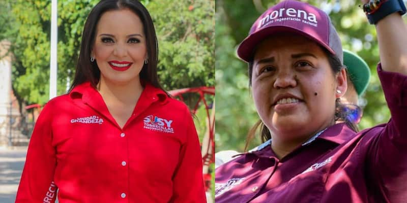 Las aspirantes se encuentran empatadas a días de las elecciones Las candidatas en fotos de sus redes sociales