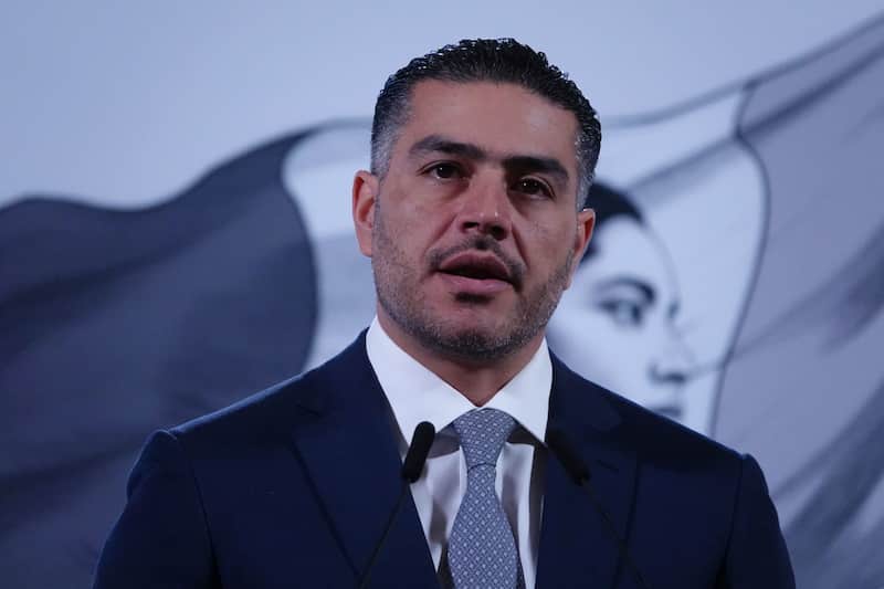 Omar García Harfuch, secretario de Seguridad Pública y Protección Ciudadana, durante la conferencia “Mañanera del Pueblo” Omar García Harfuch lamentó el asesinato de un agente de la SSPC y garantizó que no habrá impunidad.