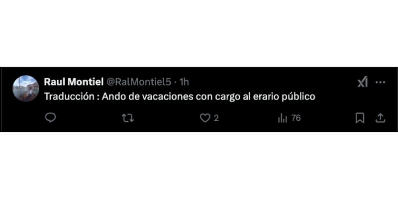 Tuit contra Alito Moreno 2