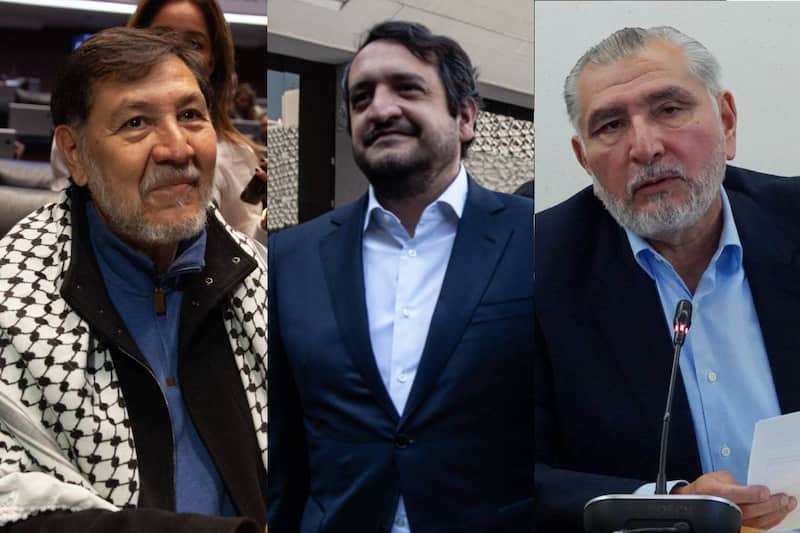 Noroña, Andy López y Adán Augusto Noroña, Andy López y Adán Augusto, señalados por sus lujos