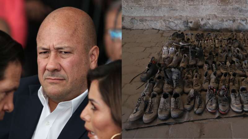Así hablaba Enrique Alfaro en Teuchitlán, donde se halló un crematorio clandestino. Así hablaba Enrique Alfaro en Teuchitlán, donde se halló un crematorio clandestino.