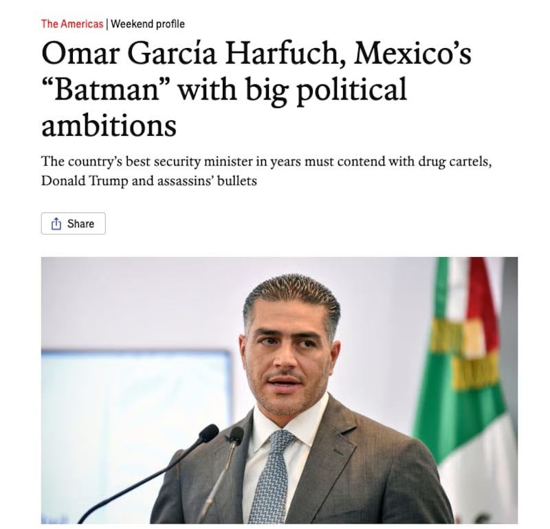 The Economist- Harfuch The Economist- Harfuch