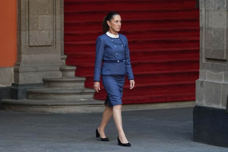 Sheinbaum se reúne con empresarios en Palacio Nacional. Claudia Sheinbaum en Palacio Nacional.