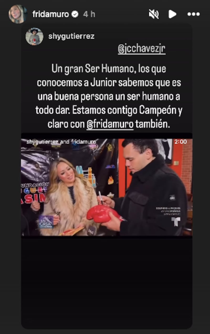 Mensajes de apoyo a JC Chávez Jr